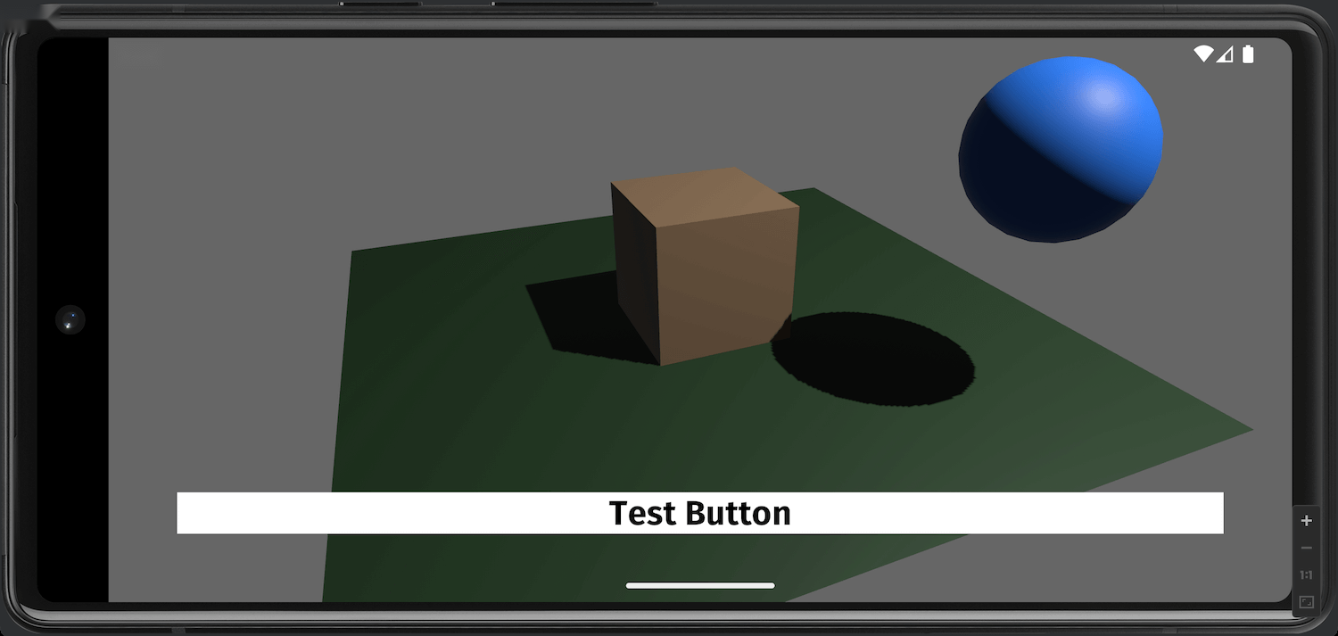 Android emulator running ADTARGET AI